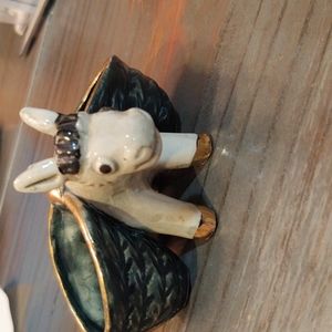 Vintage ceramic donkey